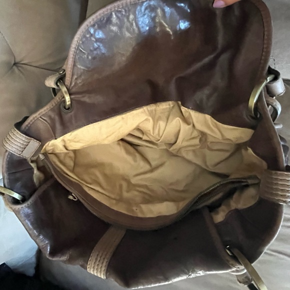 Theory Leather Utility Satchel - Picture 8 of 9